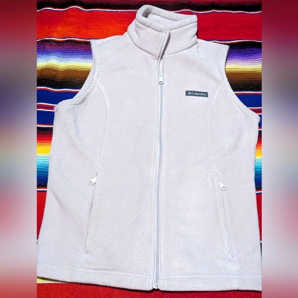 Columbia Lavender Fleece Vest Size Small - Picture 1 of 6